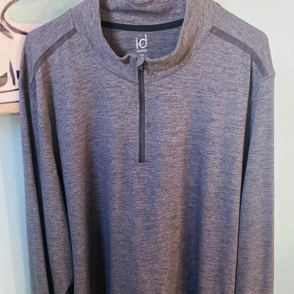 Men’s Half Zip Size 3XL Gray In Great Condition By Ideology